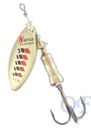 Блесна вращающаяся Lukris Nansa 3 7.5g