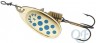 Gold/blue dots