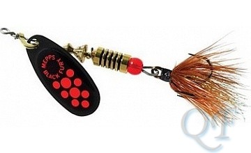 Блесна Mepps Black Fury Mouche 1 3.5g Black/orange