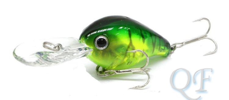 Воблер Lucky Craft Clutch DR 5412 Lime Chart Tiger