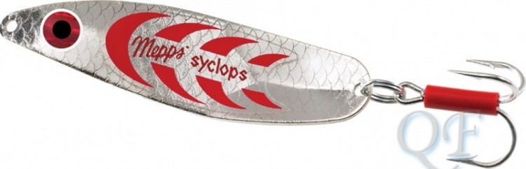 Блесна Mepps Syclops 1 12g Silver/red