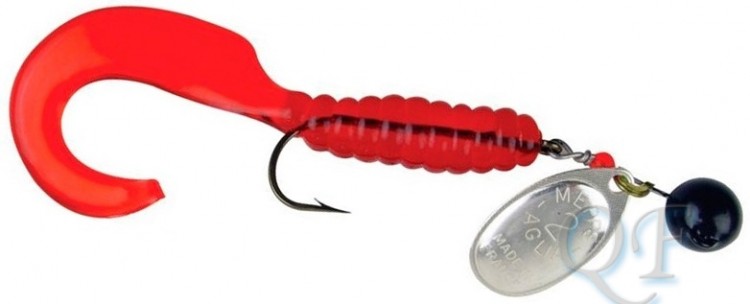 Блесна Mepps Aglia Spinflex 2 14g Black/Silver/Red