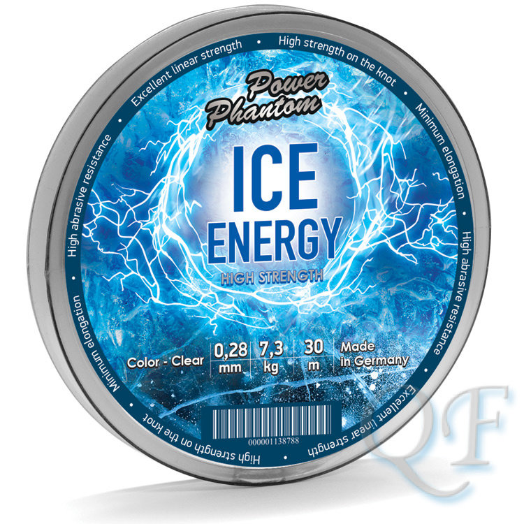 Леска Power Phantom Ice Energy 30m (цвет: прозрачный) 0.16 mm / 3.5 kg