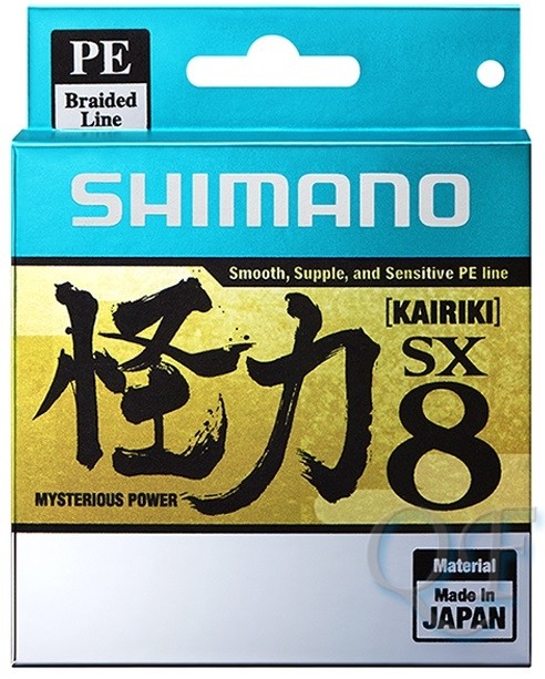Леска плетеная Shimano Kairiki 8 PE 150 м Multi Color-разноцветная 0,060 мм / 5,3 кг